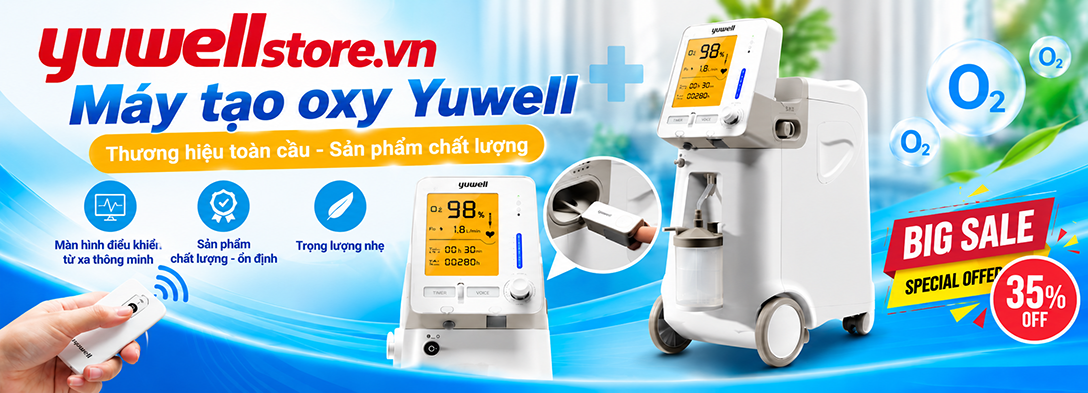 Nhà cung cấp máy tạo oxy và thiết bị y tế Yuwell chính hãng