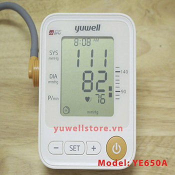  Máy Đo Huyết Áp Yuwell Bắp Tay YE650A